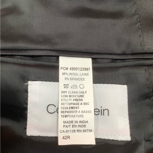 Calvin Klein X Slim Fit Tuxedo Suit - Picture 13 of 13